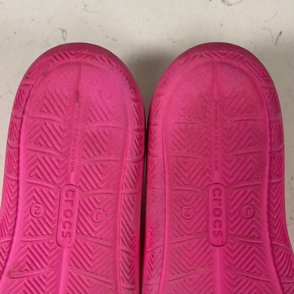 Crocs Unisex-Child Swiftwater Wave Sandals Sport Sandal Kids Junior Size 2 Pink - Picture 16 of 16